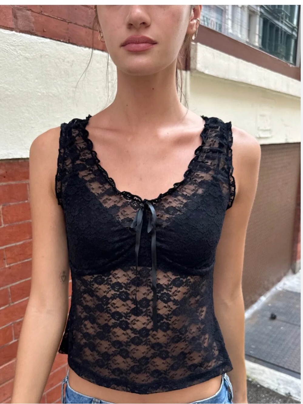Brandy Melville // Malena Lace Tank
